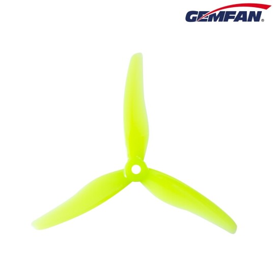 Gemfan Hurricane 3 Blade 51433 Clear Yellow