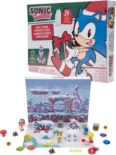 Sonic the Hedgehog Julekalender med figurer og tilbehør Sonic the Hedgehog Julekalender med figurer og tilbehør