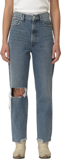 Tomorrow Dame Jeans Blå W25,