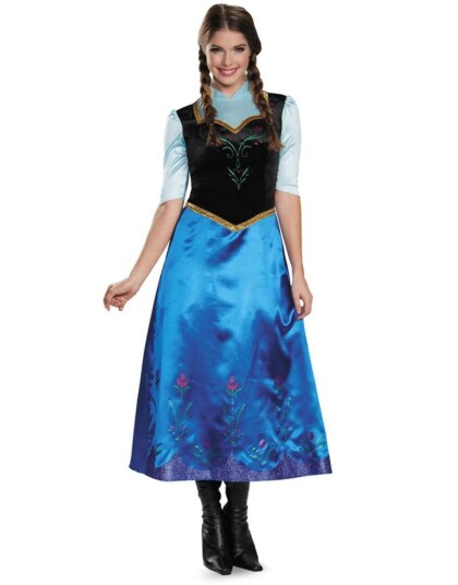 Anna Lisensiert Frost/Frozen Kostyme til Dame Small Anna Lisensiert Frost/Frozen Kostyme til Dame Small