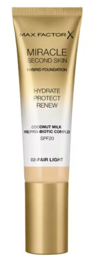 Max Factor Miracle Second Skin Hybrid Foundation 02-Fair Light