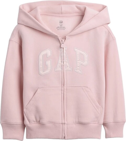 GAP Baby & Toddler Vintagesoft Logo Zip Hoodie Pink 80/86 GAP Baby & Toddler Vintagesoft Logo Zip Hoodie Pink 80/86