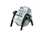 Visitkortholder Durable VISIFIX® FLIP VEGAS rullekartotek sort Visitkortholder Durable VISIFIX® FLIP VEGAS rullekartotek sort
