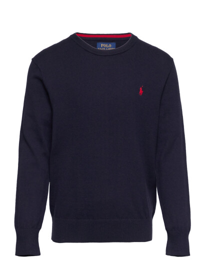 Ralph Lauren Kids Cotton Crewneck Sweater Navy 94 100 Ralph Lauren Kids Cotton Crewneck Sweater Navy 94 100