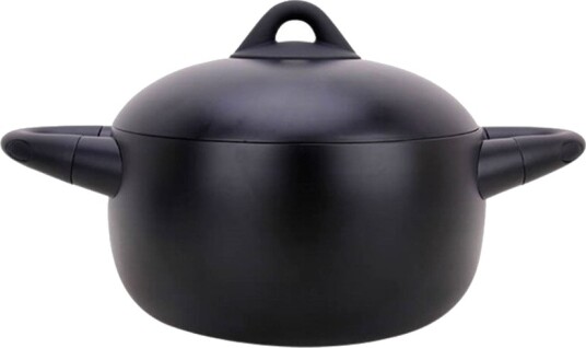 Maestro MR 4017 20 Gryte med lokk   20 cm 3L   Sort