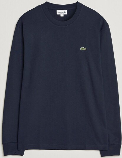 Lacoste Crew Neck Long Sleeve T Shirt Navy Blue Lacoste Crew Neck Long Sleeve T Shirt Navy Blue