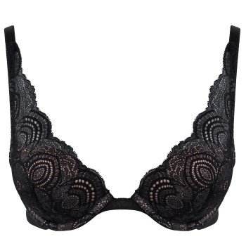 Wonderbra BH Refined Glamour Triangle Push Up Bra Svart B 75 Dame Wonderbra BH Refined Glamour Triangle Push Up Bra Svart B 75 Dame