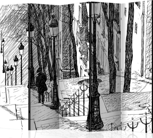 Romdeler - Stairs Montmartre II 225x172 - Artgeist sp. z o. o.