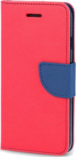 Smart Fancy Flipcover iPhone 15 Pro (PU skinn/TPU) Rød/Blå