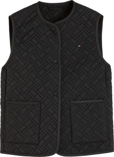 Tommy Hilfiger Quilted Liner Vest BLACK XS