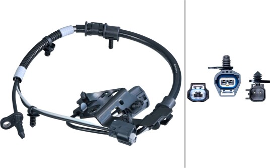 HELLA 6PU 358 417 601 Sensor ABS