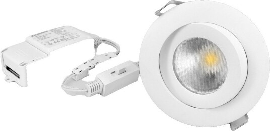 Malmbergs MD-360 NXT CCT Downlight Hvit 7W 2700/3000/4000K IP44