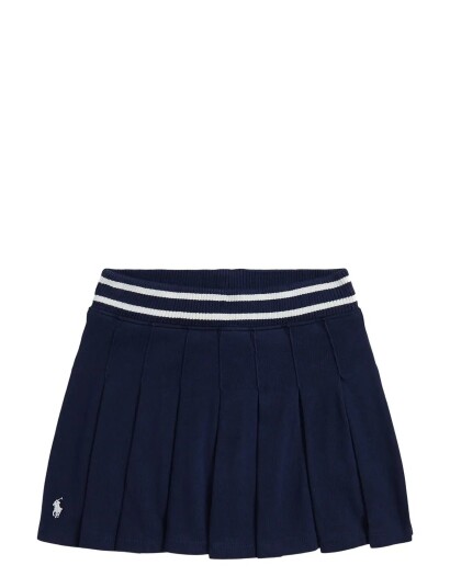 Ralph Lauren Kids Pleated Cotton Jersey Skort Navy 88-93