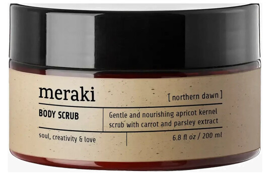 Meraki Northern dawn Body scrub 200 ml Brun ONE SIZE