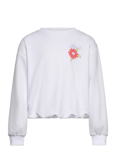 Levi"s Levi"s® Bubble Hem Long Sleeve Top - White - 116