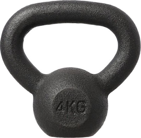 Kettlebell Hms Kzg04 Støpejern 4 Kg