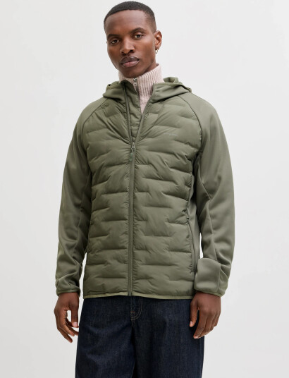 Jack & Jones Jjeperfect Hybrid Jacket Noos Khaki green XXL Jack & Jones Jjeperfect Hybrid Jacket Noos Khaki green XXL