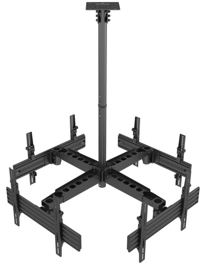 EQUIP Deckenhalterung 32"-65" Flat Screen schwarz Quad