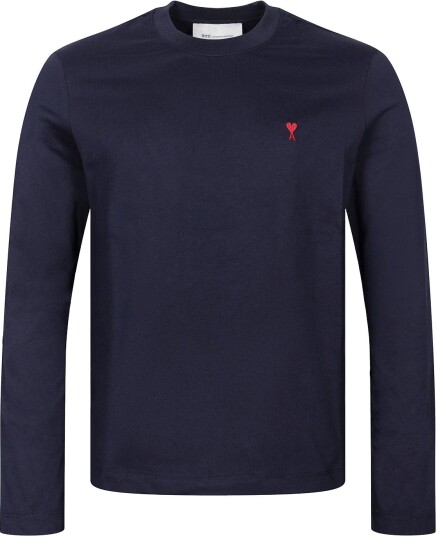 AMI Ami De Coeur Longsleeve Navy M AMI Ami De Coeur Longsleeve Navy M