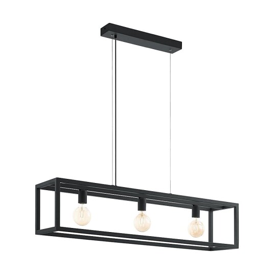 Eglo Elswick 3L Taklampe Sort