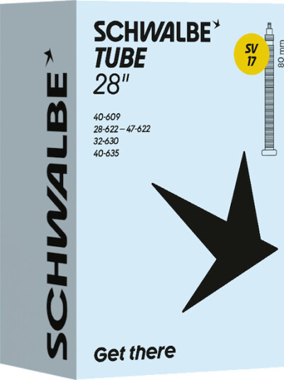 Schwalbe slange 700c/28"x1,10-1,90 (28/47-622/635) 80mm racerventil