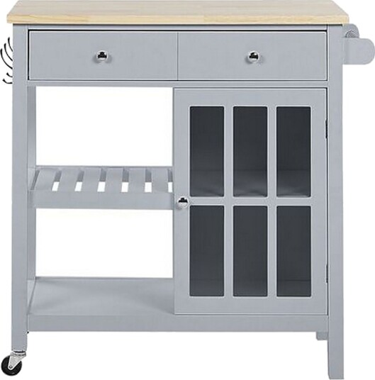 Manesseno Serveringsvogn 80 cm - Grå