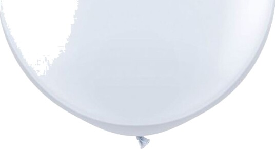 Ballongkungen Jetteballong Hvit 1-pack 80 cm 220155