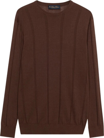 Brooks Brothers Herre Strikkevarer Brun L,