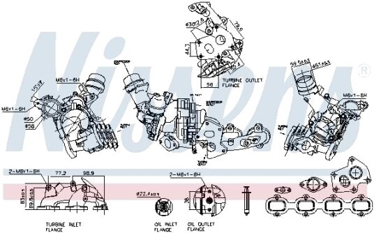 NISSENS 93513 Turbolader