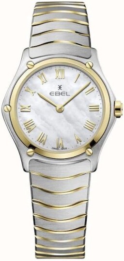 Ebel Dameklokke 1216539 Classic Hvit/18 karat gult gull Ø29 mm Ebel Dameklokke 1216539 Classic Hvit/18 karat gult gull Ø29 mm