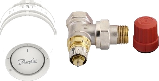 Danfoss Termostatisk Hode Og Ventil Ra-N Dn15