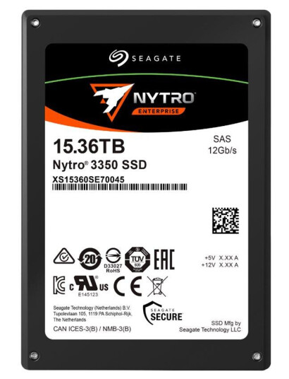 Seagate Nytro 3350 XS15360SE70045 - SSD - Scaled Endurance - 15.36 TB - SAS 12Gb/s