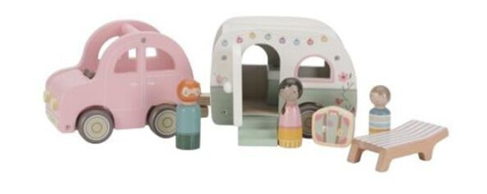 Little Dutch Toy Car with Caravan LD8022 Little Dutch Toy Car with Caravan LD8022