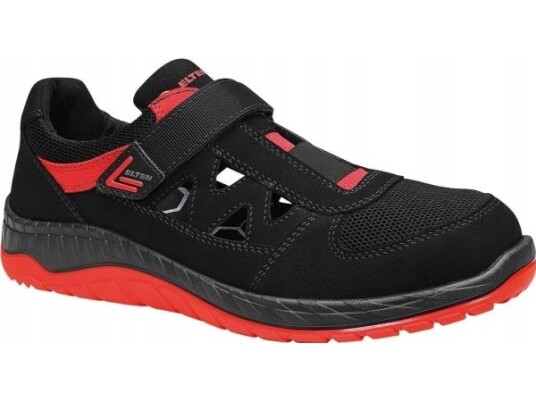 Sourcing Shoes Elten Lonny Red Easy Esd S1p, Black/Red 42