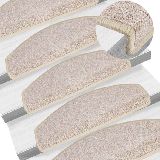 Trappematter 30 stk gråbrun 65x24x4 cm 8721288458742
