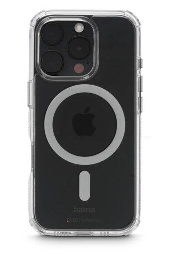 Hama Extreme Protect iPhone 16 Pro Mobildeksel Transparent MagSafe-kompatibel Hama Extreme Protect iPhone 16 Pro Mobildeksel Transparent MagSafe-kompatibel