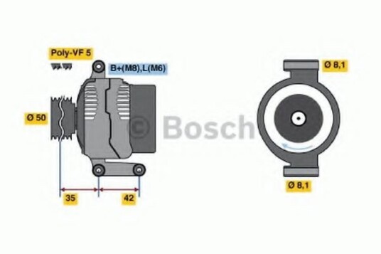 Dynamo BOSCH 0 986 045 181 Dynamo BOSCH 0 986 045 181