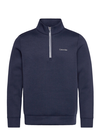 Calvin Klein Golf Scuba 1/4 Zip   Navy   M
