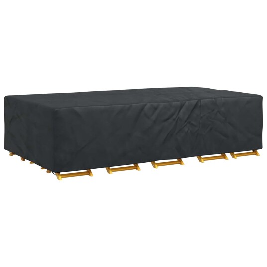 Trekk til utemøbler Svart 305 x 190 x 85 cm 210D Trekk til utemøbler Svart 305 x 190 x 85 cm 210D