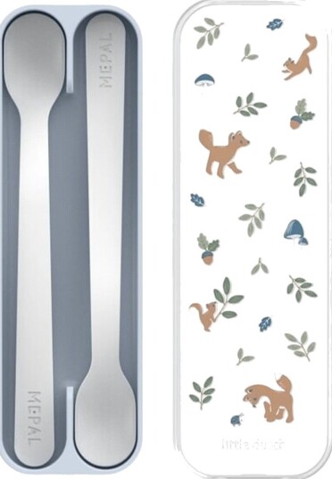 Little Dutch X Mepal Skjeer 2-Pack Forest Friends Little Dutch X Mepal Skjeer 2-Pack Forest Friends