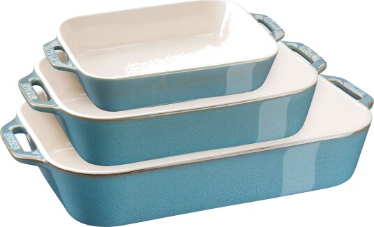 Staub Ildfaste former 3 stk turkis