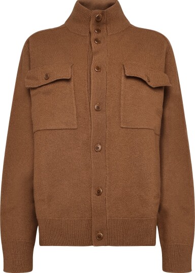 Filippa K Felted Knit Overshirt MID BROWN XL