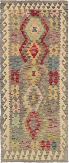 Orientalsk Teppe Vegi Kelim Hand Woven 81 x 199 cm Størrelse: 81 x 199 cm
