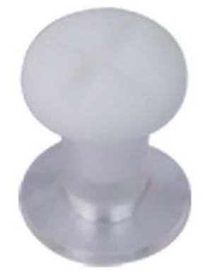Bolt Hvit Piercing Plugg 5 mm