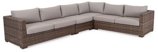 Brafab Ninja sofagruppe Rustik med beige dyna 2 st 2-seter ende, midtdel & hjørne