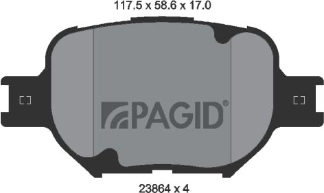 PAGID T1330N Bremseklosser