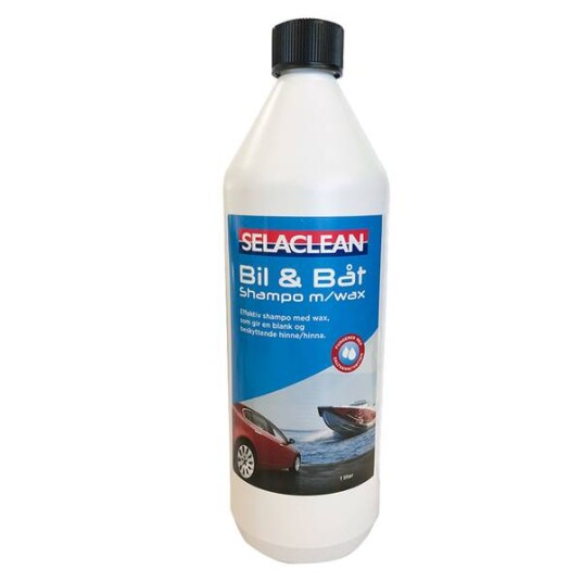 Selaclean Båt & Bilshampo 1 Liter Voks