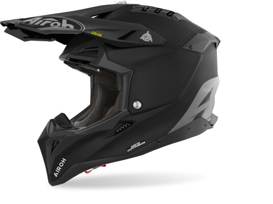 Airoh Aviator 3 Carbon Motocross Hjelm XS Karbon Airoh Aviator 3 Carbon Motocross Hjelm XS Karbon