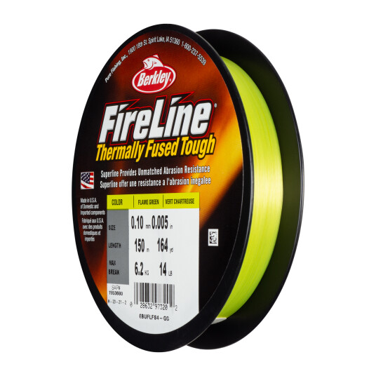 Berkley Fireline 150m Flame Green, multifilament 0,10mm Flame Green