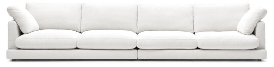Kave Home Gala 6-pers. Sofa, Hvit Chenille stoff Kave Home Gala 6-pers. Sofa, Hvit Chenille stoff